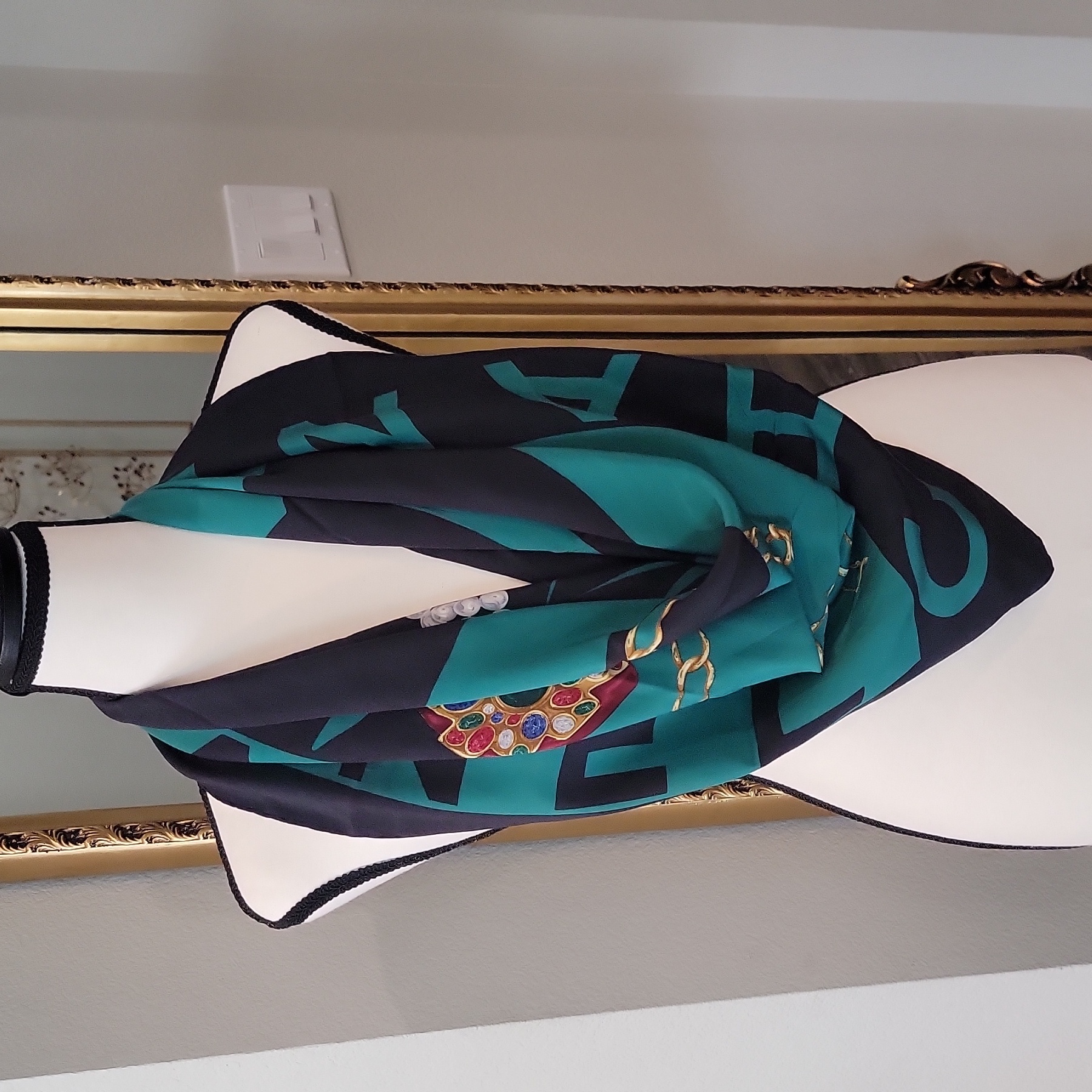 Authentic Chanel Silk Scarf